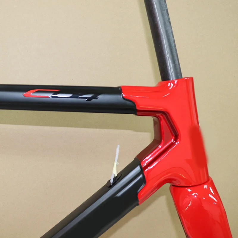 Direct Mount Felge V-Bremse Carbon Rennrad Rahmen Schwarz Rot C64 Carbon Fahrrad Rahmenset 28 Farben erhältlich