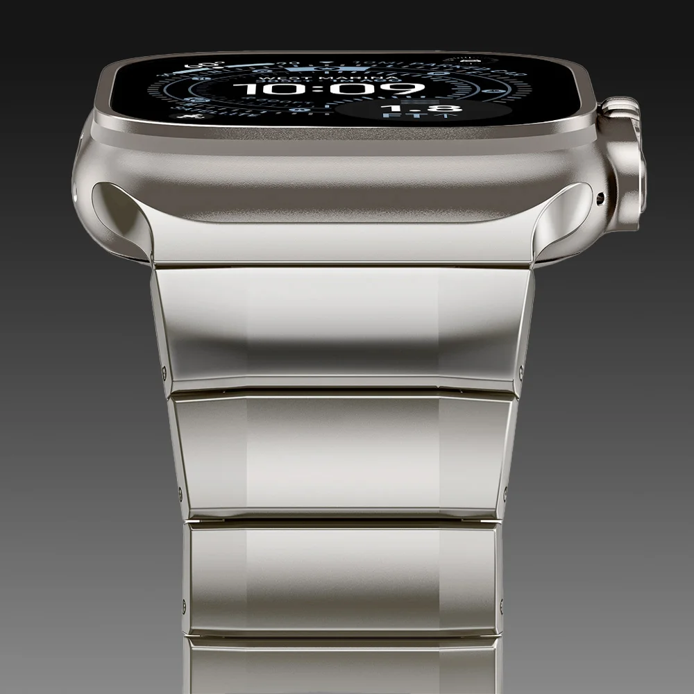 Edelstahlarmband für Apple Watch 11 Band 44 mm 46 mm 49 mm 40 mm 45 mm 42 mm 41 mm Metallarmband iWatch Serie 10 9 se Ultra3 2 Image