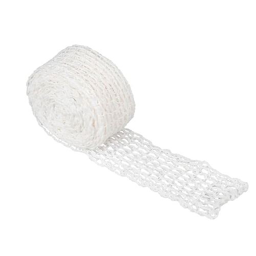 Schinkennetz weiß 3 Meter Rollen Bratennetz Baumwollfaden Fleischnetz elastisches Rouladennetz Kochzubehör Fleischnetz Rolle zum Aufbewahren hängend Backen Kochen Schinken Fleisch Wurst Image