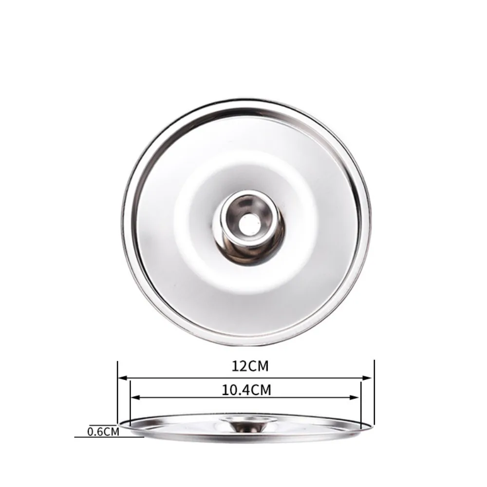 Neue 10-24 cm Runde Topf Deckel Verdicken Edelstahl Topf Abdeckung Ersatz Universal Küche Lebensmittel Deckel Küche liefert Image