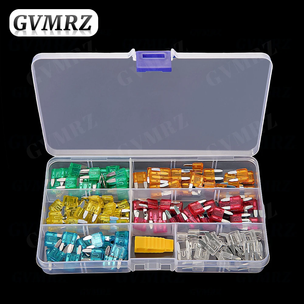 120PCS 6Values Small Size Blades Type Car Fuse kit Assortment 5A 10A 15A 20A 25A 30A Fuse Set Auto Car Truck with Box Clip