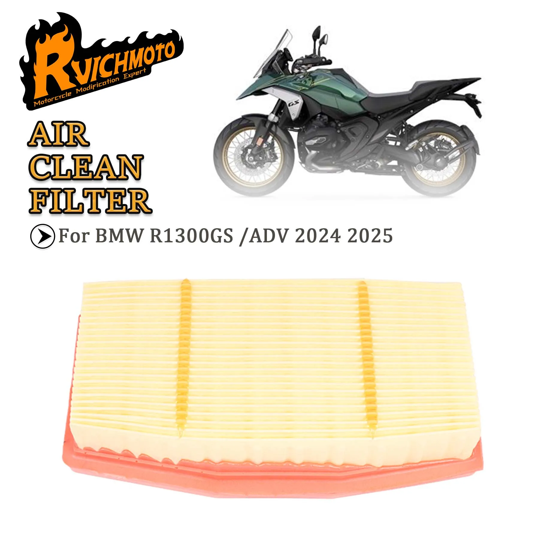 GS 1300R Adventure Motorrad-Lufteinlassfilter für BMW R1300GS R 1300GS R1300 GS ADV GS1300R 2024 2025, Luftreinigungsreiniger Image