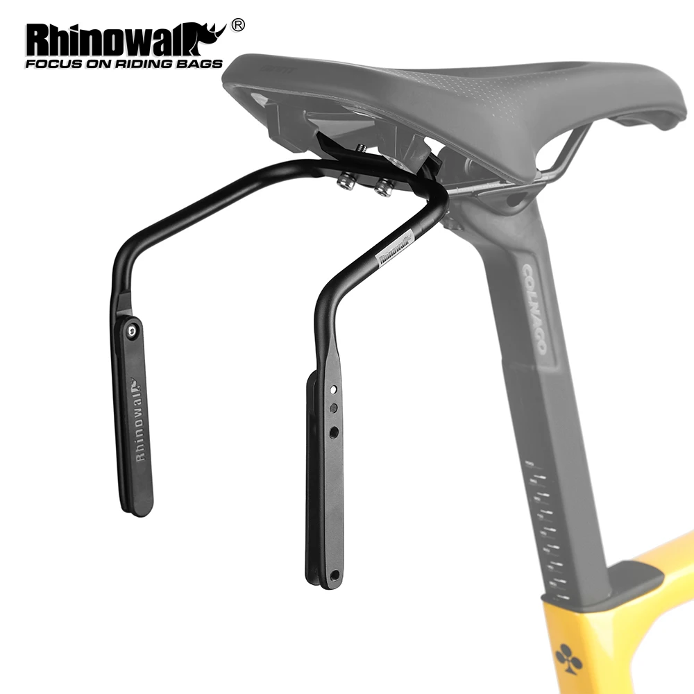 Rhinowalk Fahrrad Sattel Schwanz Tasche Stabilisator Halterung Aluminium Legierung Halter Gepäckträger Anti Sway Tasche Stabilisator Fahrrad Zubehör Image