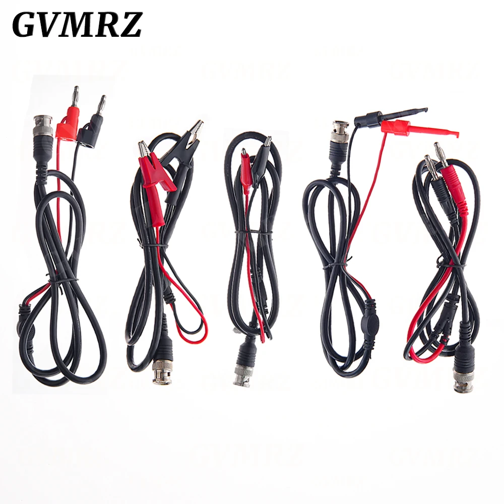 BNC-Stecker auf stapelbaren 4-mm-Bananenstecker, Krokodilklemme, Blei-Sonde, Q9-Tests, Mult-Kabel, 50 Ohm, HF-Koaxial-Tangerrf Image