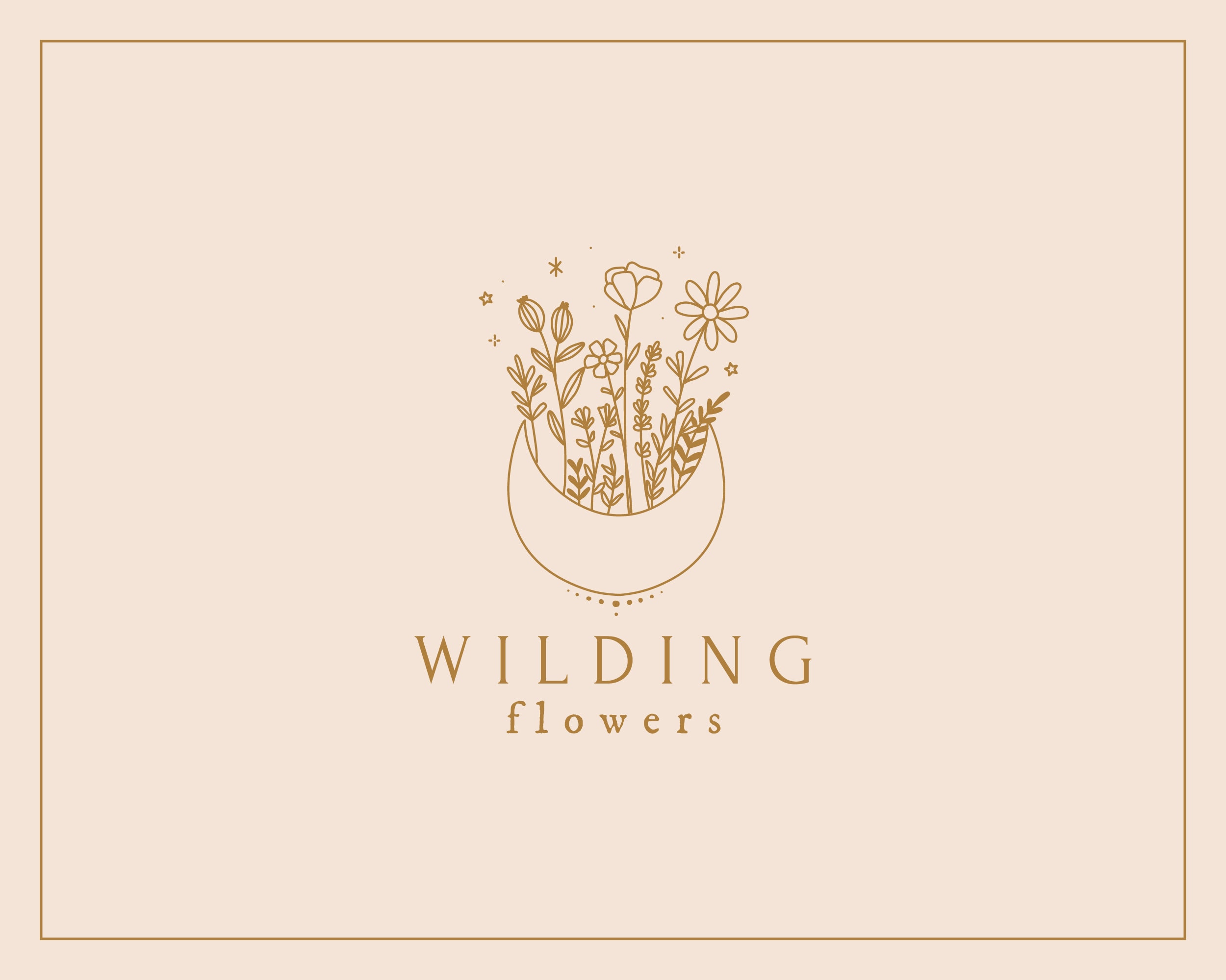 Logo prefabbricato, Logo boutique, Logo disegnato a mano, Design del logo unico, Logo moderno, Logo aziendale, Logo minimalista, Design del logo flore