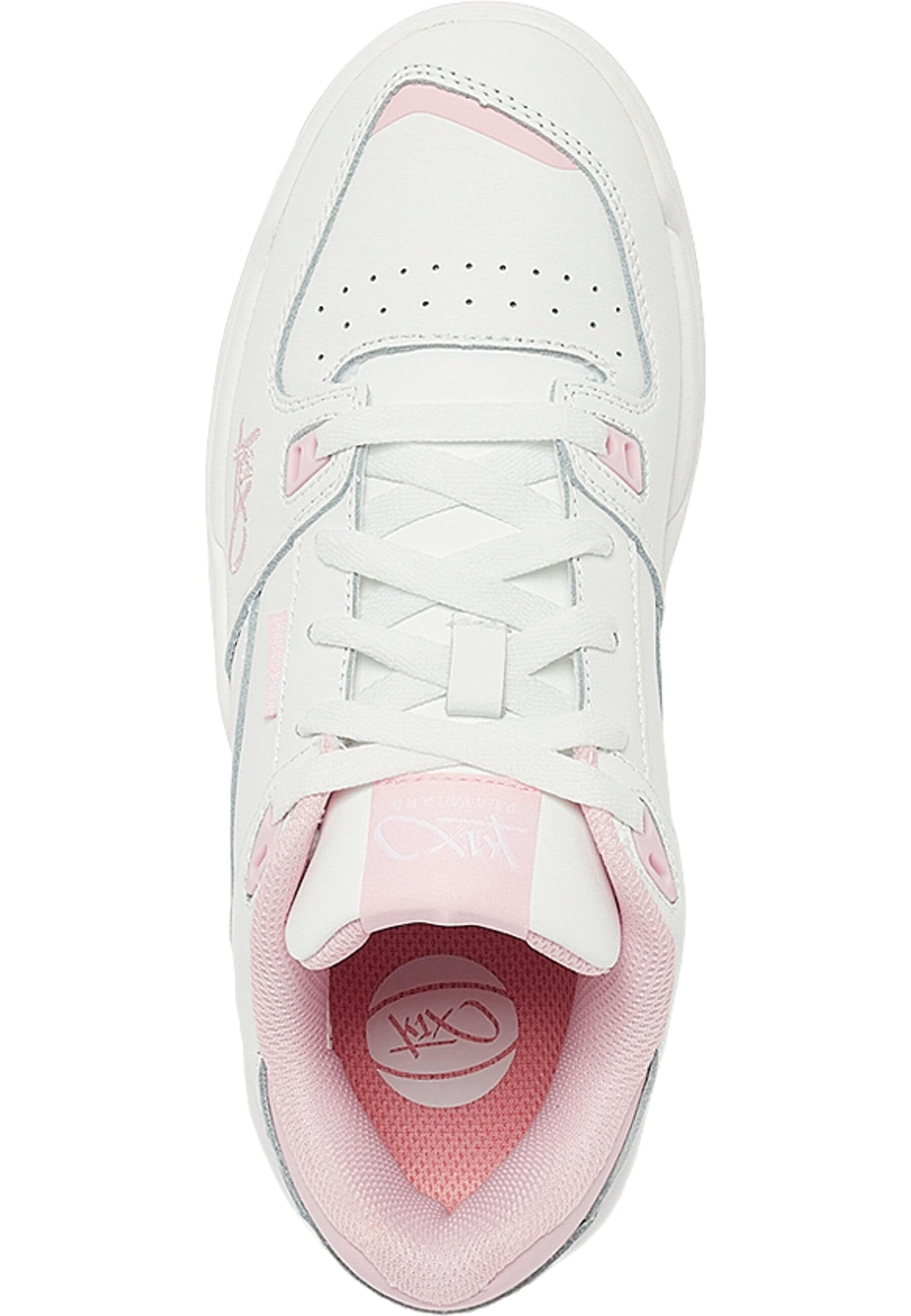 Trainingsschuh K1X "K1X Damen K1XFWW000012 K1X Glide", Damen, Gr. 38,5, weiß, pink, Leder, Schuhe