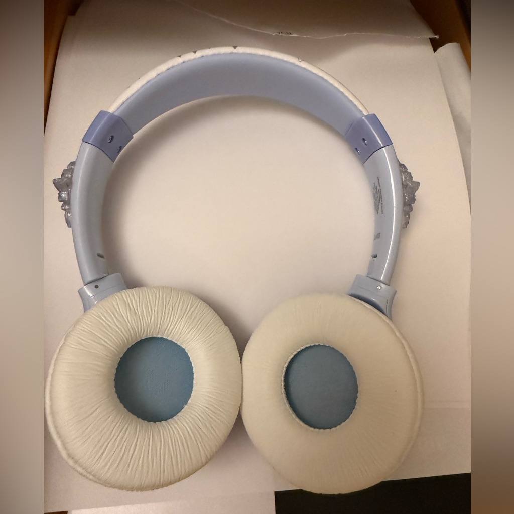 Disney Headphones | Disney Over-Ear Headphones - Cream And Light Blue | Color: Blue/White | Size: Os