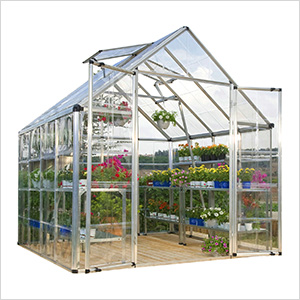 Palram-Canopia Snap & Grow 8' x 8' Hobby Greenhouse