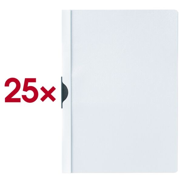 OTTO Office 25x Klemmhefter A4 mit Metallklemme weiß, 22x30.8 cm Image