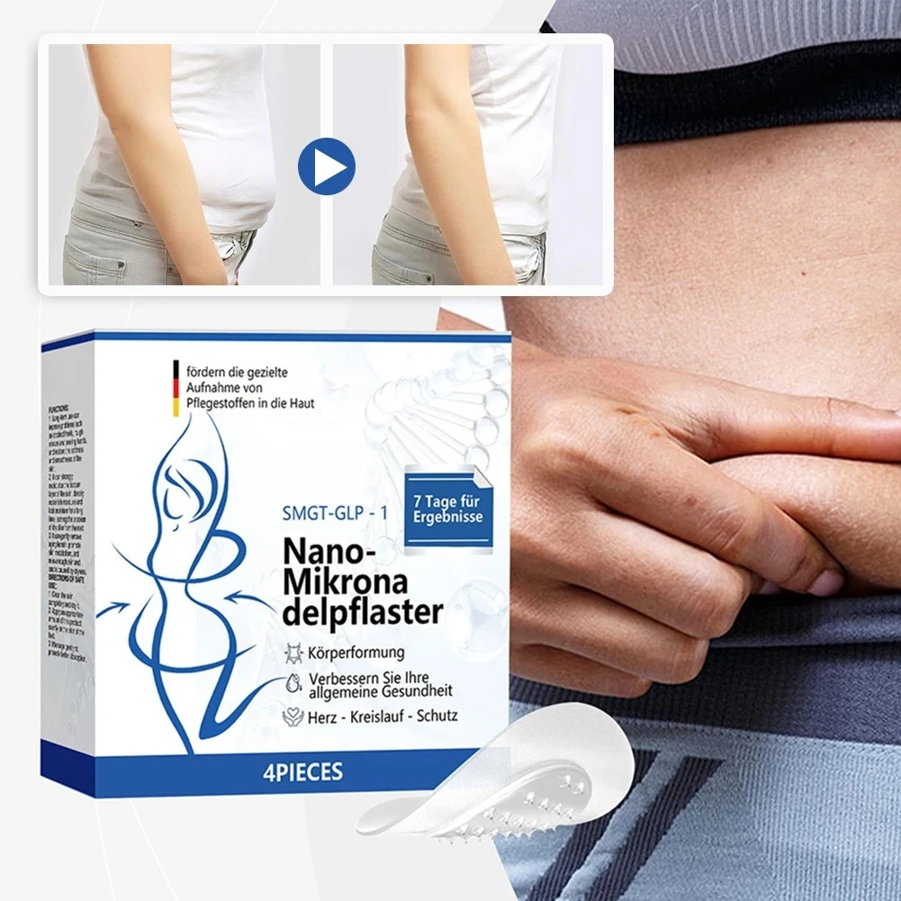 Micro-aiguilles Patch indolore pour le soin du corps Nanos Micro-aiguilles Patch de soin du corps pour hommes femmes Soins du corps pour la gestion du poids