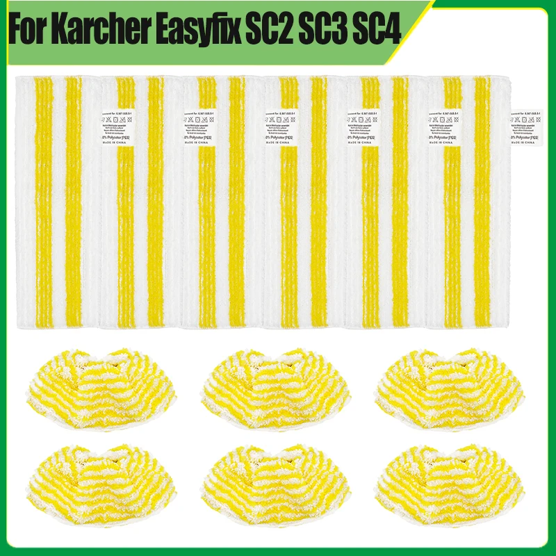 Für Karcher Easyfix SC2 SC3 SC4 SC5 Handheld Staubsauger Mikrofaser Reinigung Pad Abdeckung Steam Mop tuch stoff abdeckung teile Image