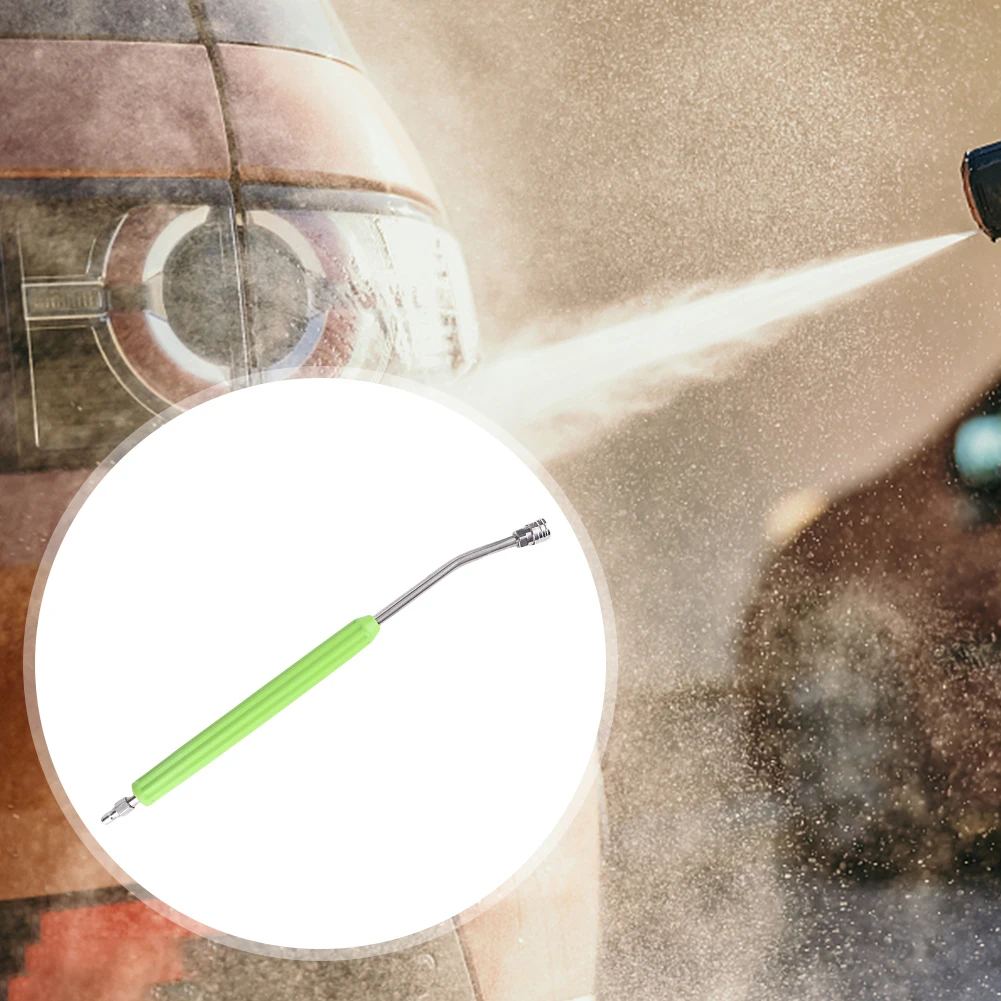 Hochdruck-Auto-Jet-Waschmaschine Lanzen düse gebogene Unter leg scheibe Verlängerung stange Hochdruck-Wasser pistole Verlängerung stange Auto wasch zubehör Image