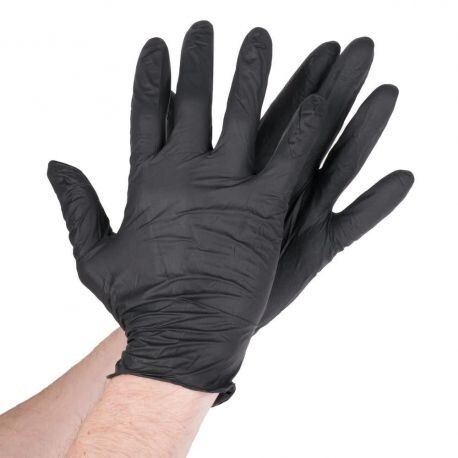 Schwarze Premium Nitril-Handschuhe Größe M (1.000 Stück) Image