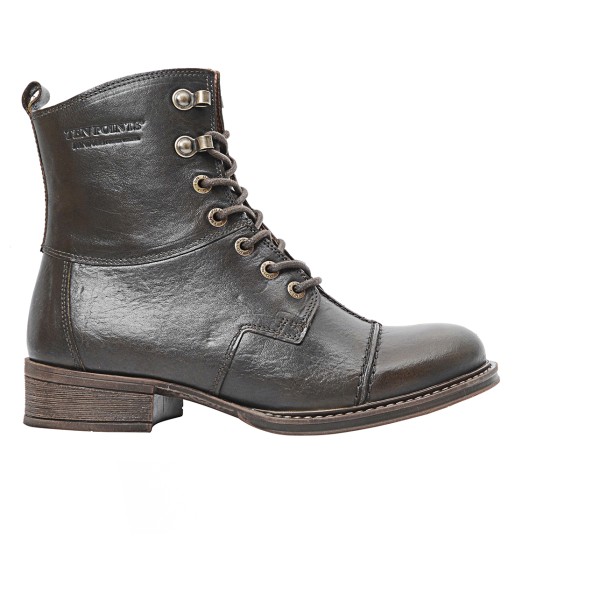 Ten Points - Women's Pandora Lace Boots Tanned Leather - Freizeitstiefel 41 | EU 41 grau