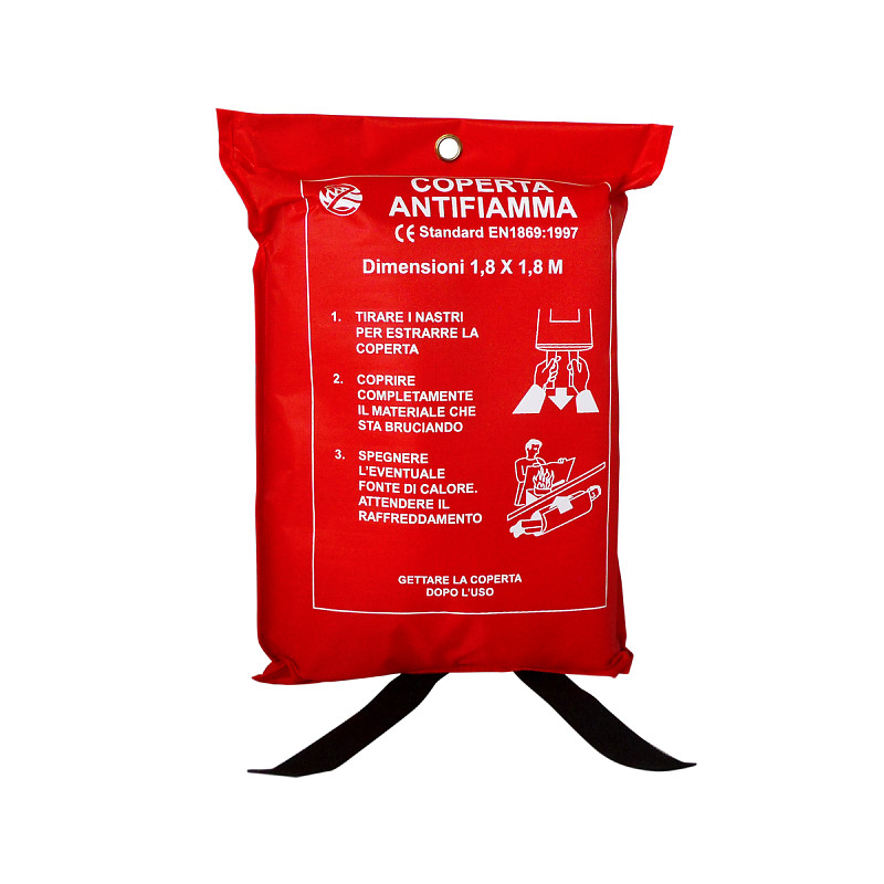 Coperta antifiamma cm 180180