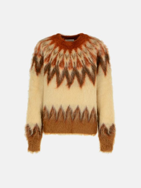 Multi Wool Blend Sweater - Natural - Isabel Marant Knitwear