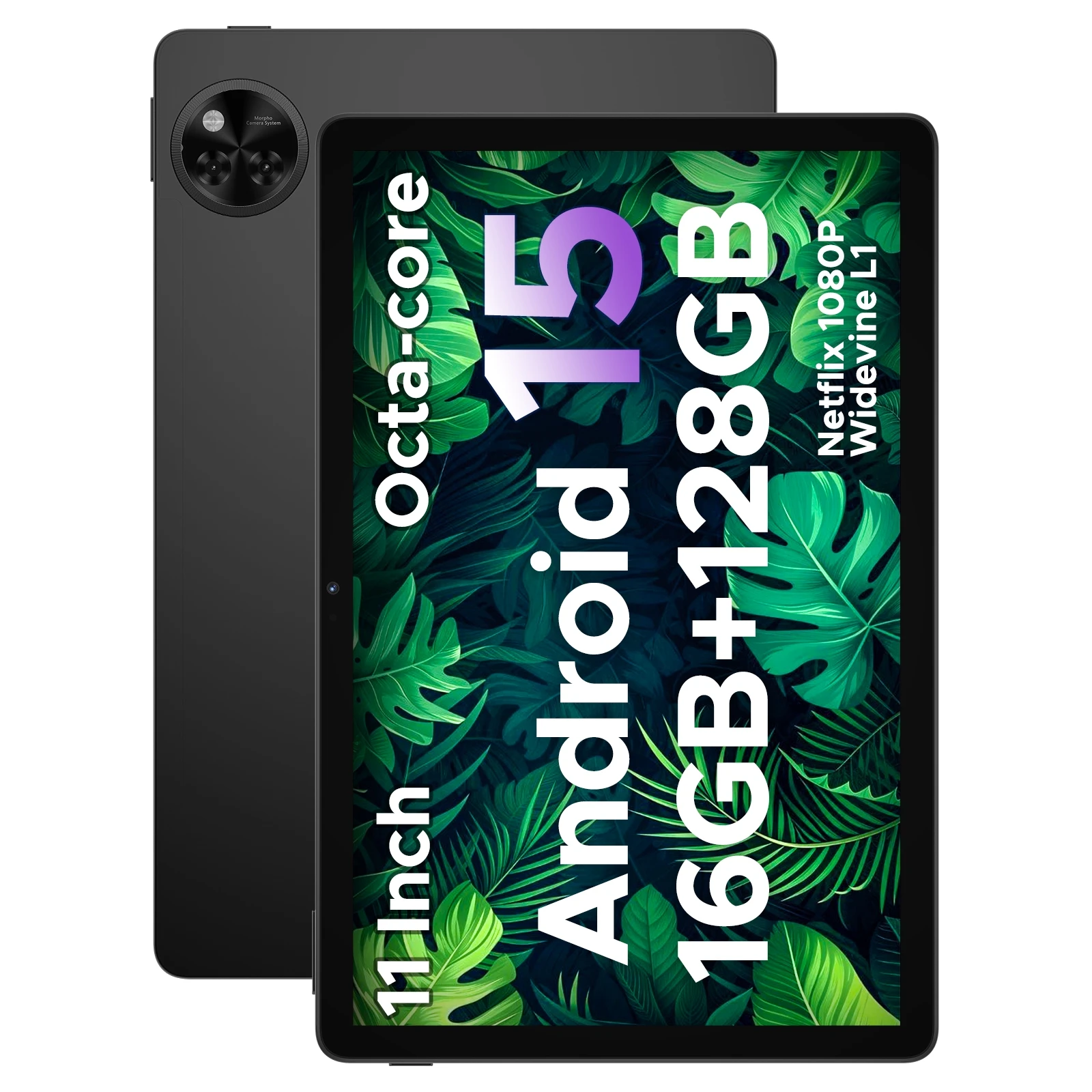 DOOGEE U11 Android 15 Tablet 11 Ultraklares 90-Hz-Display 4 GB RAM 128 GB ROM 8580 mAh Akku Dual-Lautsprecher unterstützt Widevine L1 Image