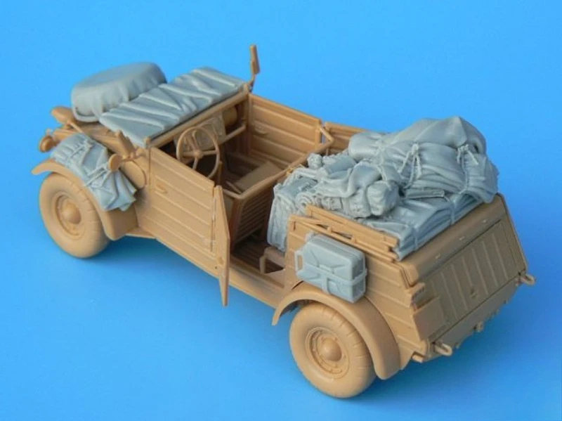 Kit assemblato modello in resina pressofusa in scala 1/35 Veicolo speciale tedesco tipo 82 Set di accessori (senza auto) smontato e non verniciato