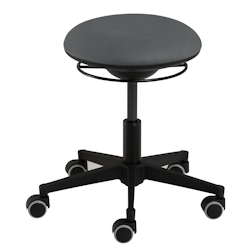 Mayer Sitzmöbel, Funktionsdrehhocker mit 3D-Sitzelement 1353, Graphitgrau, Kunstleder, 1353_03_30585 Image