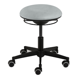 Mayer Sitzmöbel, Funktionsdrehhocker mit 3D-Sitzelement 1353, Hellgrau, Kunstleder, 1353_03_30584 Image