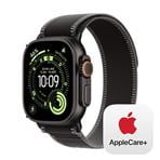 Apple Watch Ultra 3 GPS + Cellular 49mm Black Titanium Case with Black/Charcoal Trail Loop - S/M - MF1D4LW/A - (Fall 2025) - AppleCare Bundle