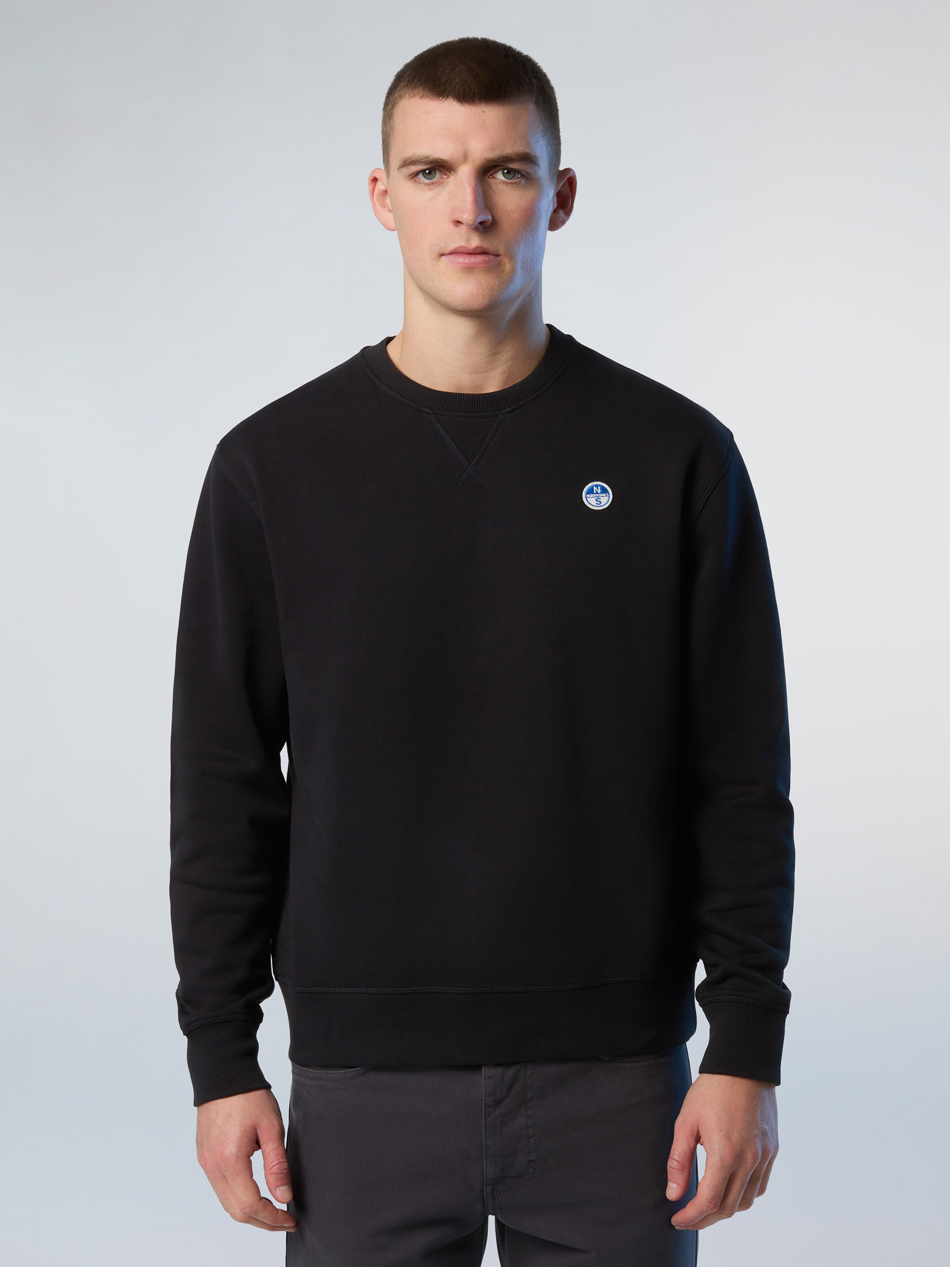 North Sails Sweatshirt Mit North Sails Aufnäher Image