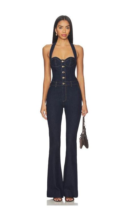 Irma Jumpsuit - Blue - retroféte Jumpsuits