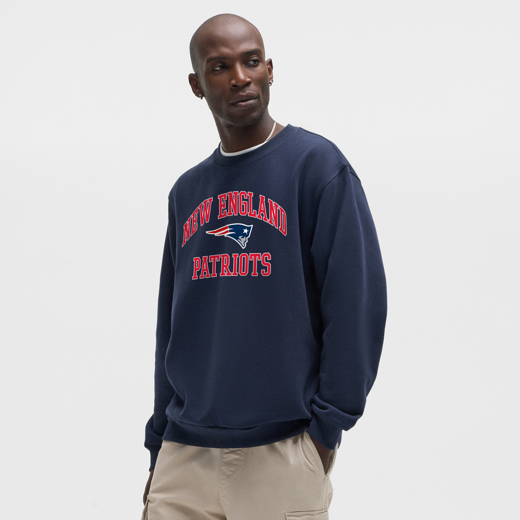 Herren-Sweatshirt „New England Patriots Steady State“ von lululemon Club in Blau Image