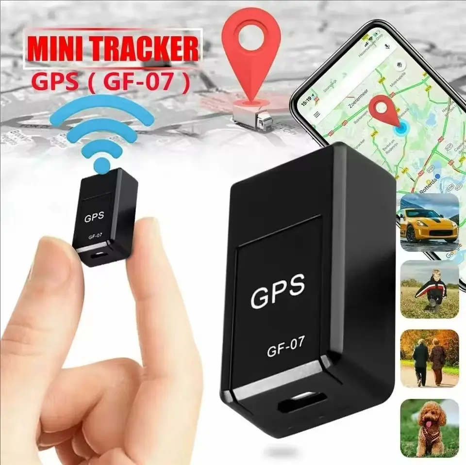 Dispositif de suivi Gps Gf07, Mini traceur Gps Portable pour voiture, localisateur Gps de véhicule, magnétique puissant, Anti-perte, application de Position Gps précise