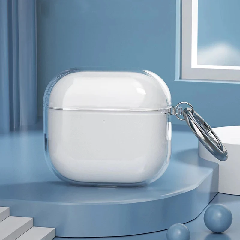 Klare Hülle für Apple AirPods 4. Generation, transparentes weiches TPU, kabellose Kopfhörer-Schutzhülle für Airpods 4, Ohrhörer-Shell Image