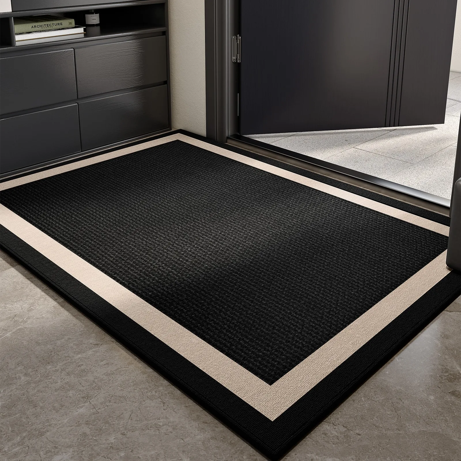 Eingangs-Fußmatte, Außen- und Innenraumbereich, Teppiche für Schlafzimmer, Flur, Wohnzimmer, Haustürmatten, individueller Teppich, Estatnica Diego Diego Diego Diego Diego Image