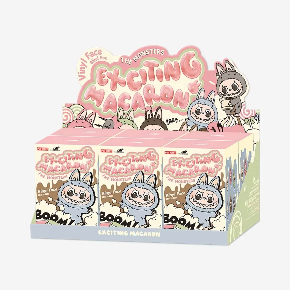 LABUBU Spannendes Macaron – Kawaii Vinyl Face Blind Box (THE MONSTERS Series)POP MART Image