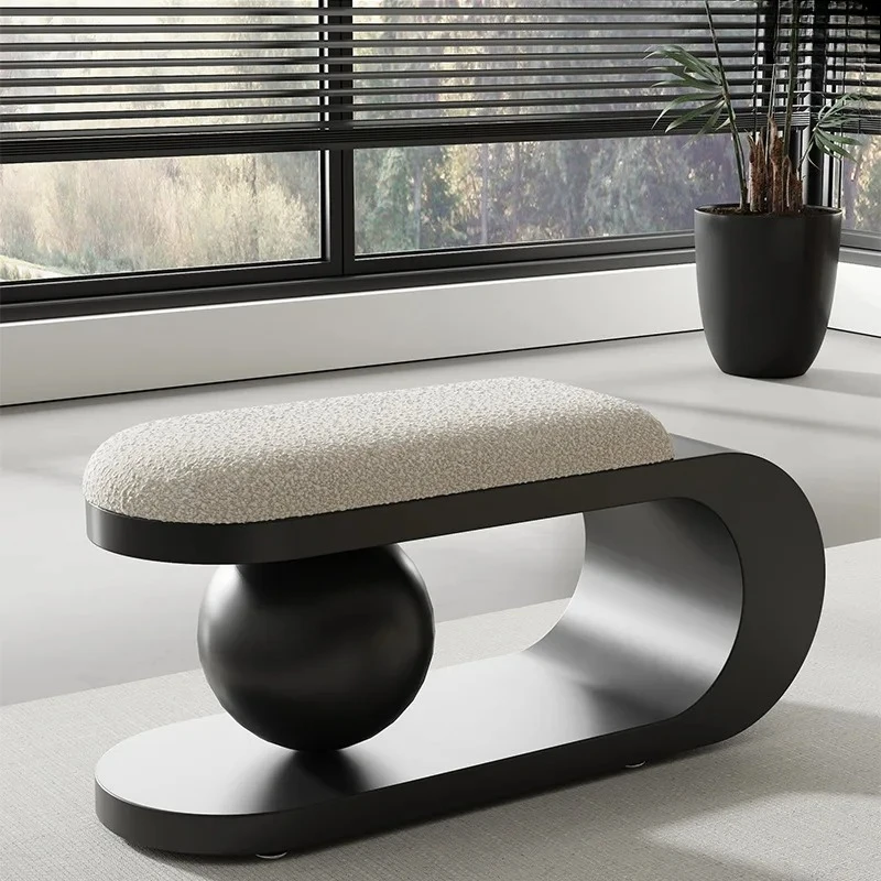 Home Schuhwechselhocker Wohnzimmer Lange Bank Schlafzimmer Einfacher Bettendehocker Image