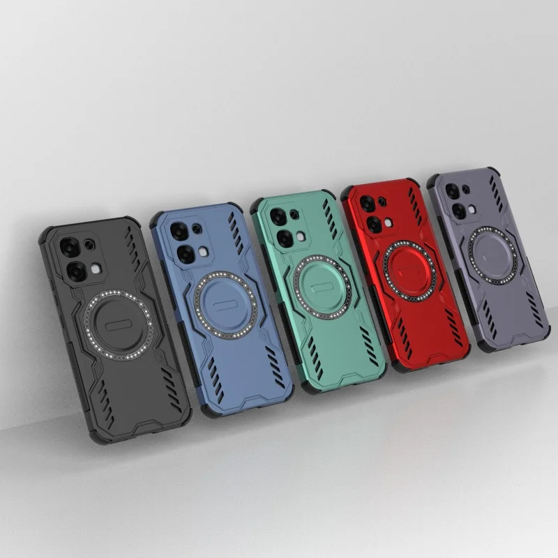 Per OPPO A6 Pro Custodia Cover OPPO A6 Pro Capa Telefono Paraurti Armatura Antiurto Adsorbimento Carica Wireless Indietro Per Fundas OPPO A6 Pro