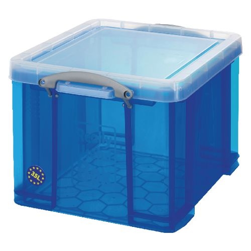 Really Useful Box Kunststoff Archivbox 35 L Blau 48 x 39 x 31 cm Image