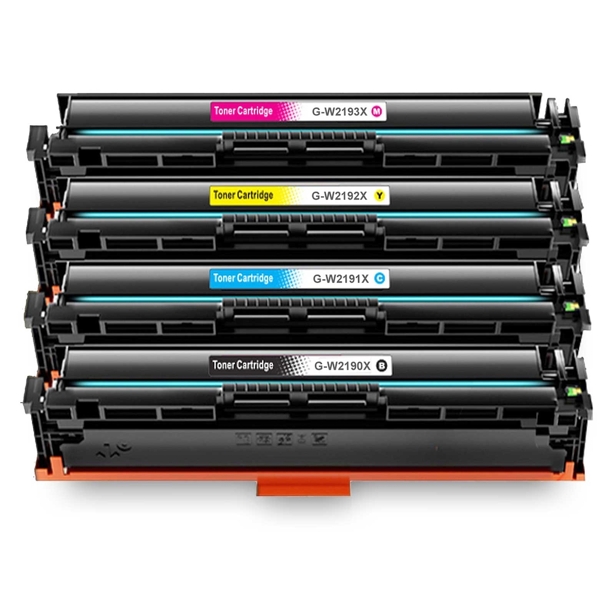 Gigao Kompatibel Toner 219X für HP Color LaserJet Pro 3202dng - 4er Sparset alle Farben Image