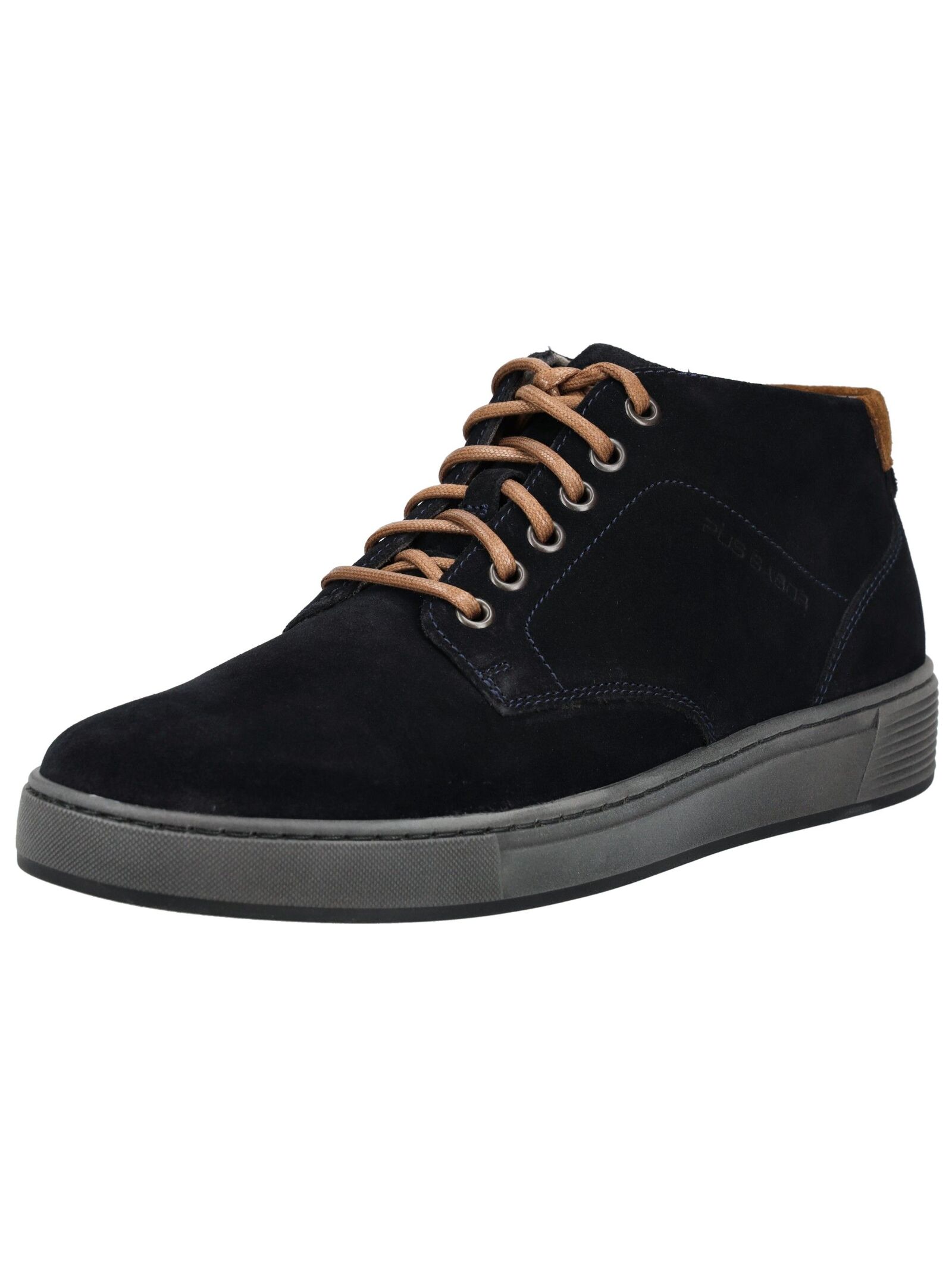 Sneaker PIUS GABOR "Pius Gabor Sneaker Veloursleder", Herren, Gr. 46, blau (dunkelblau), Veloursleder, Schuhe Sneaker