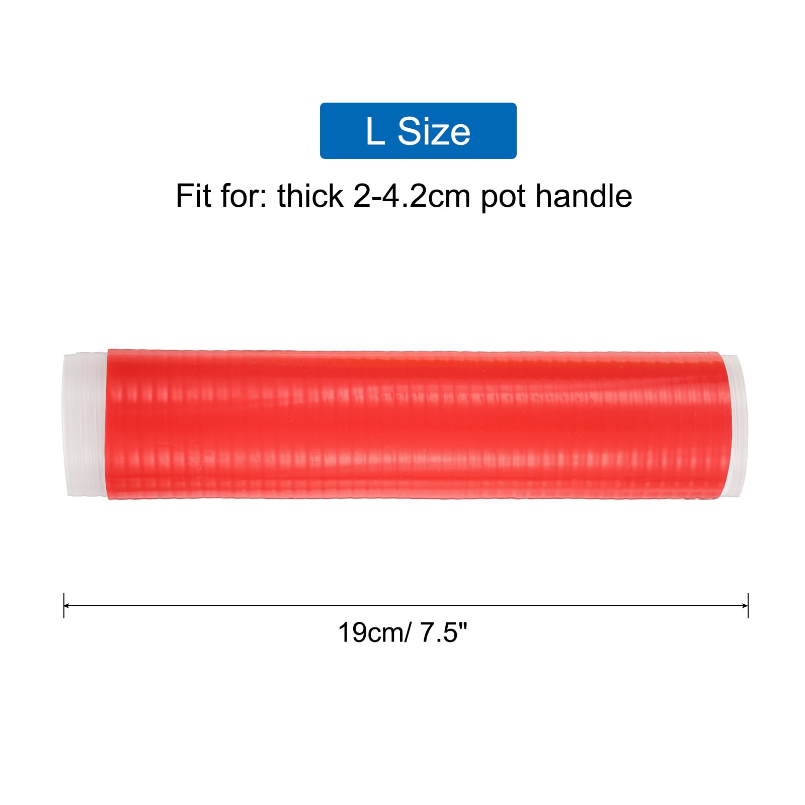 Silicone Pan Handle Sleeve, Heat Resistant Potholder Pot Holders Cover Sleeve for Cast Iron Frying Pan Handle