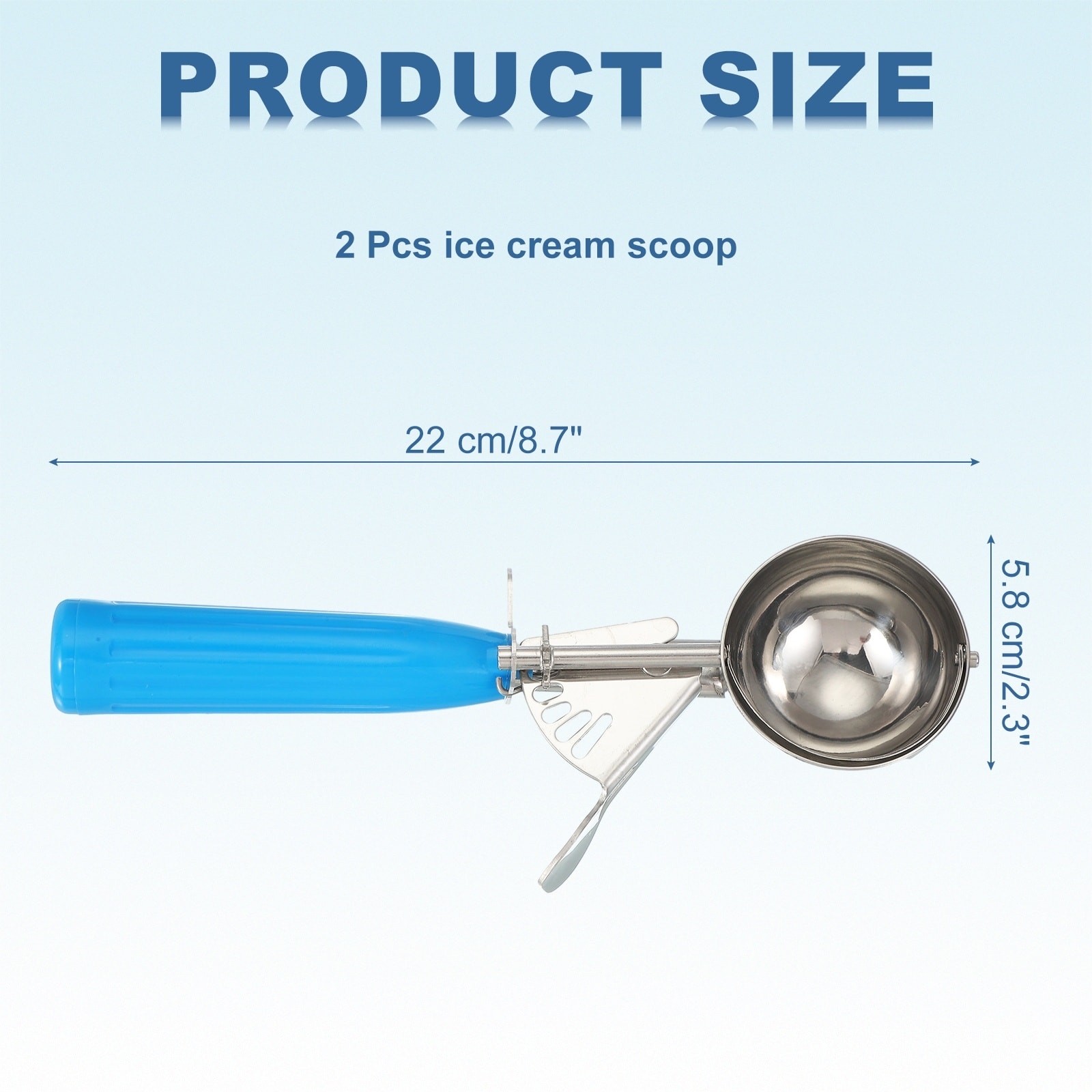 Cookie Scoops, Ice Cream Scoop with Trigger for Baking Cookie Dough Rice Pudding Kitchen