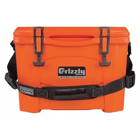 GRIZZLY COOLERS 4400512 Marine Chest Cooler,Hard Sided,15.0 qt.