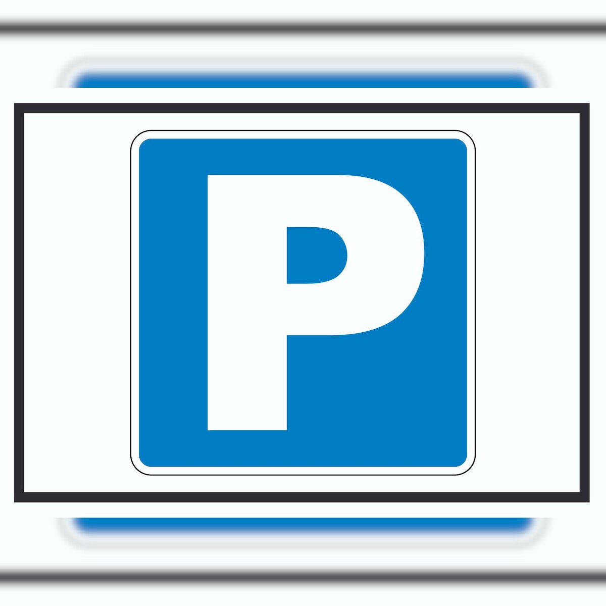 HB-Druck Parkplatz Still liegen erlaubt Symbol A0 (841x1189mm) Image