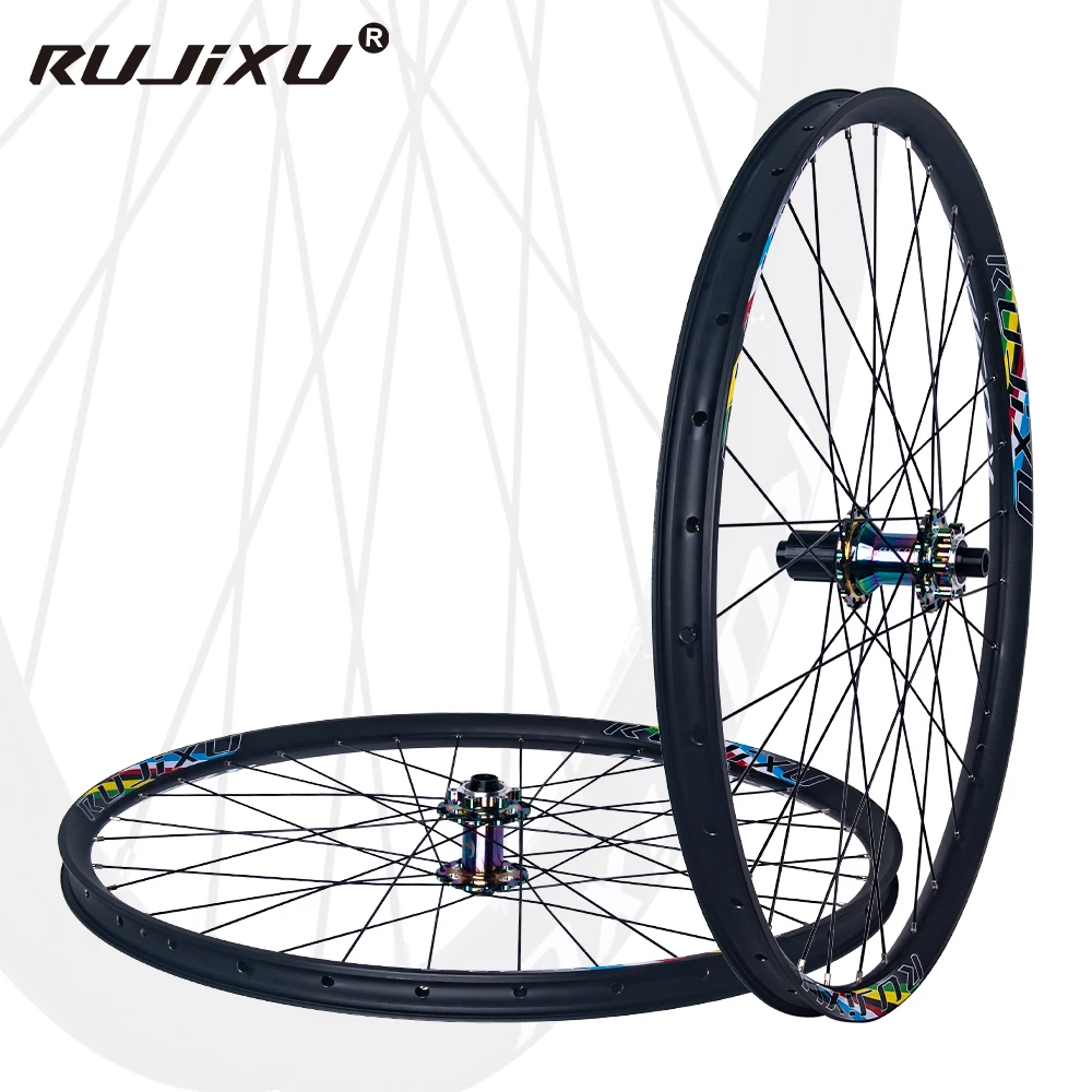Set di ruote per bici MTB 32 fori 26 27,5 29 pollici freno a disco MTB bicicletta AM Enduro DH set di ruote mozzo 100 142 perno passante 135Q