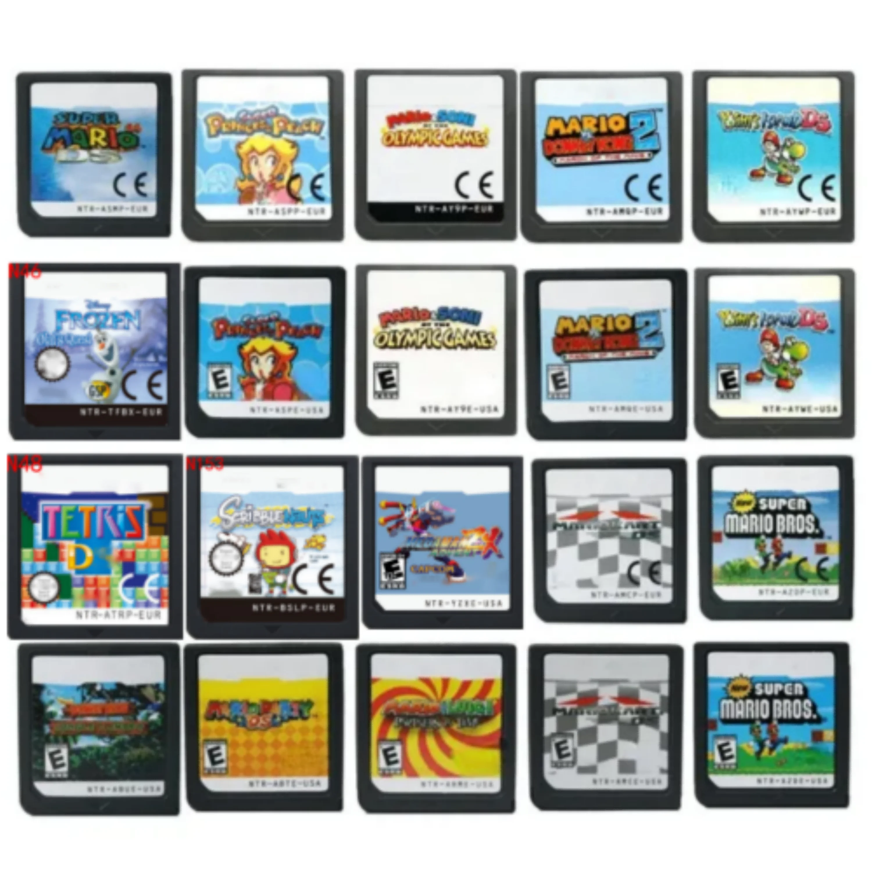 Games mMario Series Cartridge Video Game Console Card Super Bros. Kart Island Partners in Time for NDS 3DS
