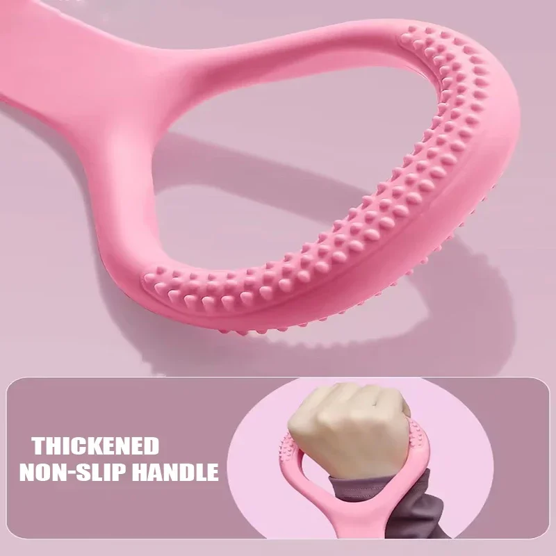 8-förmige Bahre für Heimfitness, Rückenformung, elastisches Band mit offener Schulter und Rückendehnungsband für Schulterübungen Image