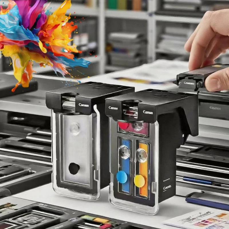 1Set PG-575 CL-576 pg575 cl576 Tinte Patrone Kompatibel Für Canon Pixma TR4751i TS3550i TS3551i TR4750i Drucker Tinte Einfache Refill Image