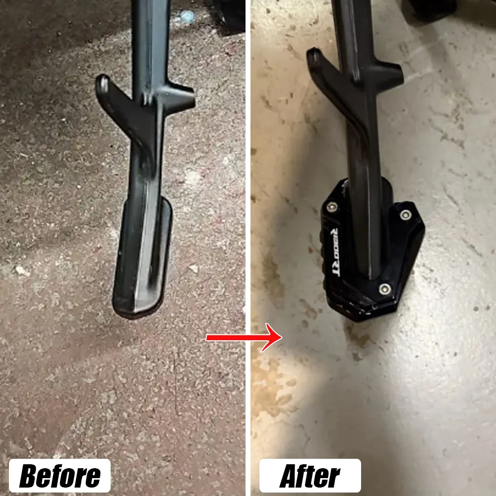 Für BMW R1300RT R1300 RT R 1300RT RT1300 2025 2026 Motorrad Aluminium Fuß Seite Stehen Ständer Enlarger Pad R1300 RT RT1300 Image