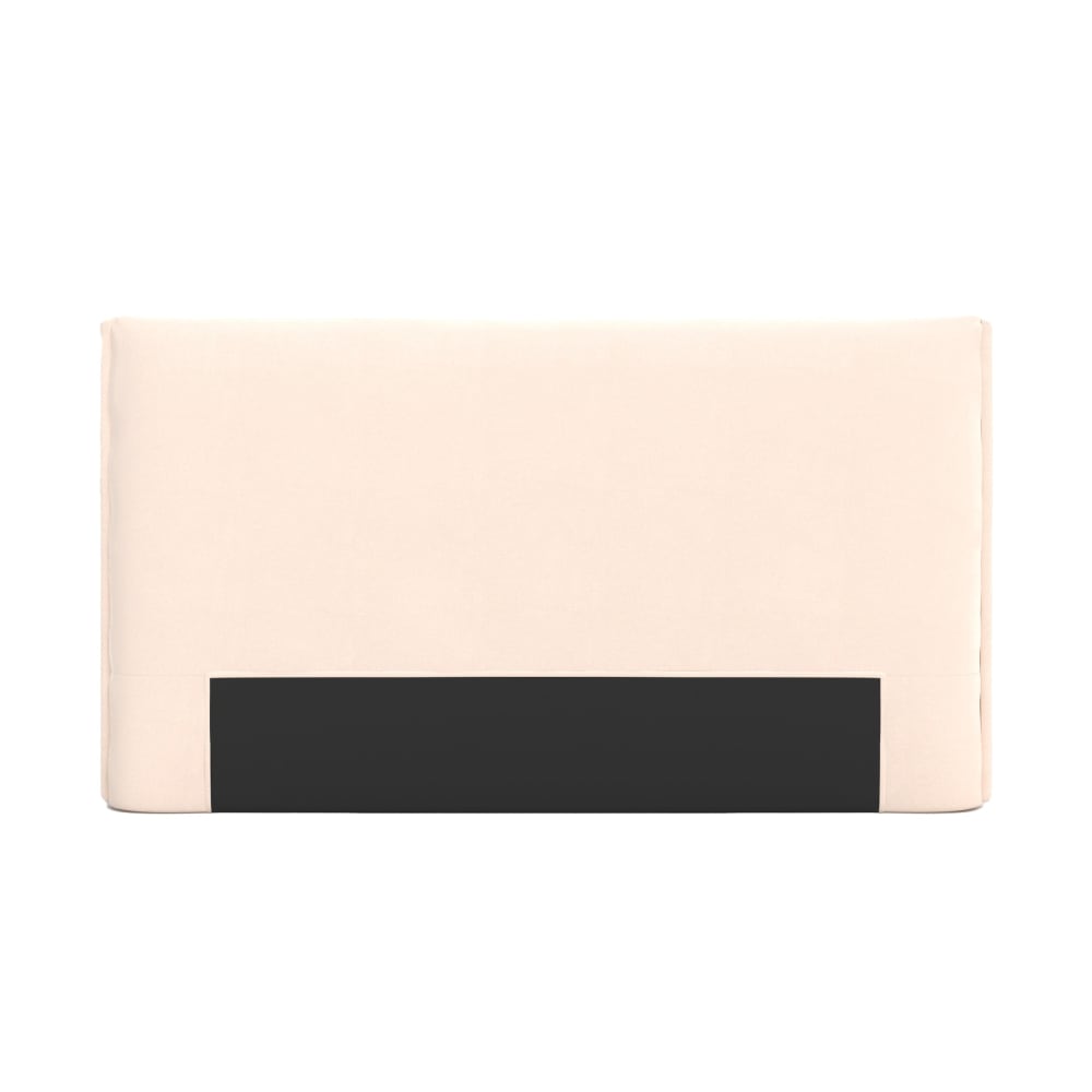 Tête de lit en tissu blanc déhoussable 160 cm