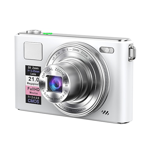 2025 neue 4K-FHD-Digitalkamera mit 64-GB-Karte, kompakte kleine, günstige Kameras, wiederaufladbare Fotokamera, 64-MP-Autofokus-Kamera, sehr gut geeignet für Einsteiger in die Fotografie und Image