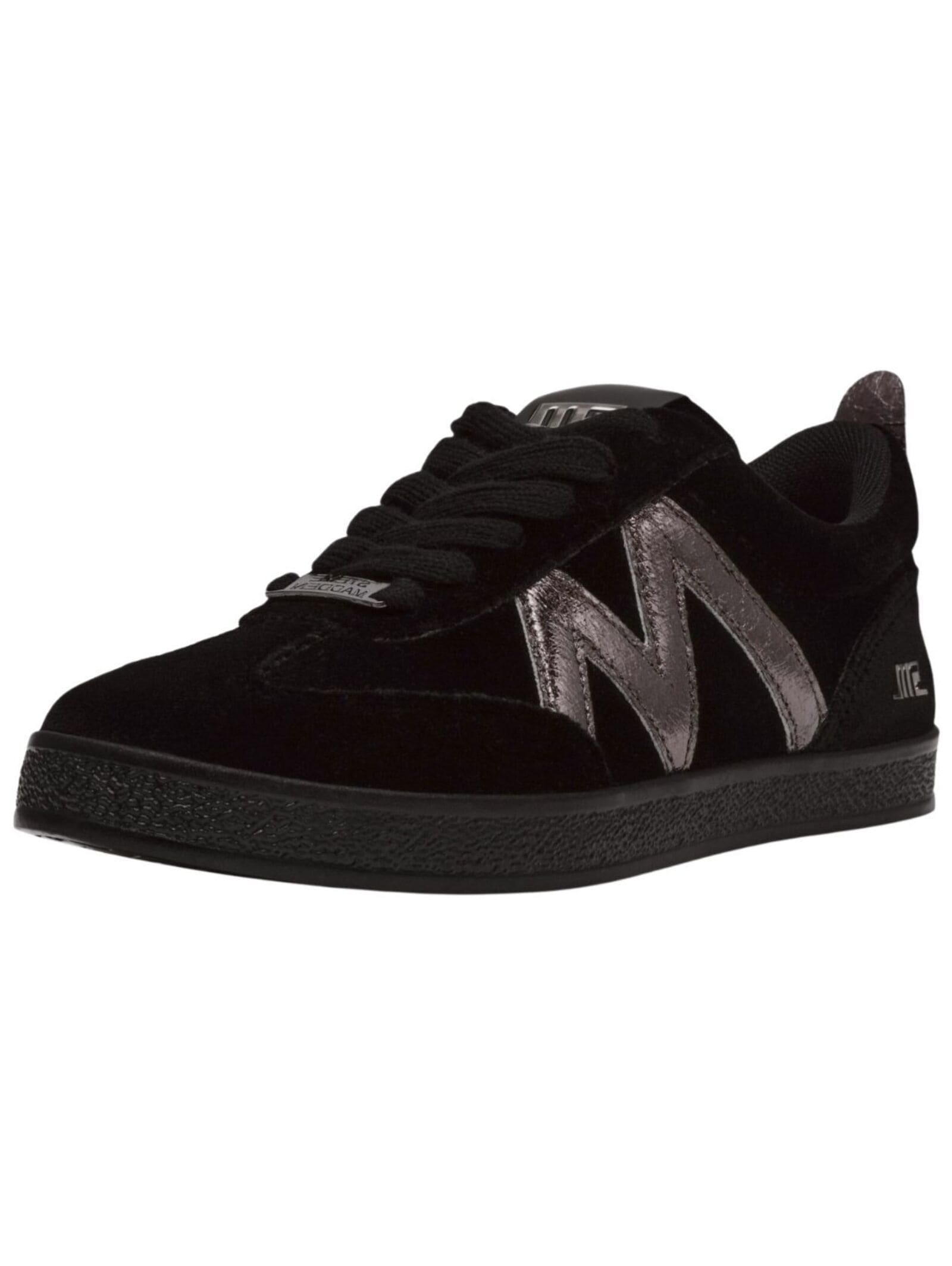 Sneaker STEVE MADDEN "STEVE MADDEN Sneaker Lederimitat/Textil", Damen, Gr. 38, schwarz (schwarz, schwarz), Lederimitat, Textil, Schuhe Sneaker