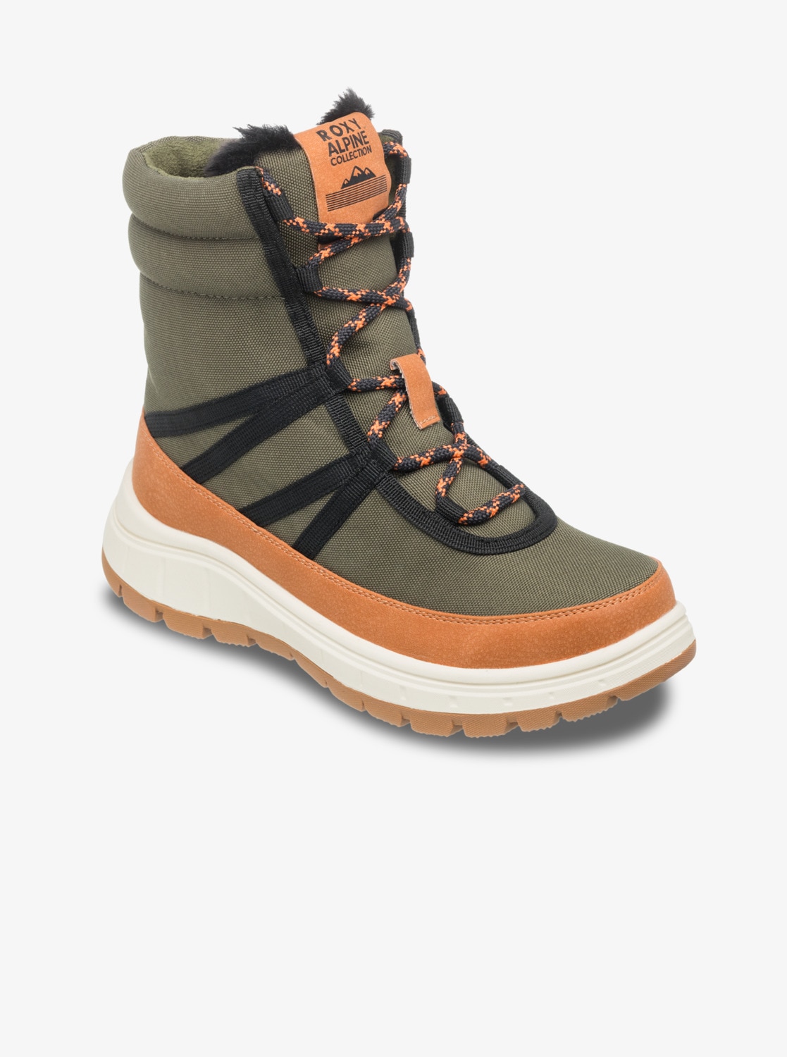 Winterboots ROXY "ALLYX", Damen, Gr. 39, khaki, Synthetik, Schuhe Winterboots, Winterschuhe, Winterstiefel, Snowboots, wasserabweisend & gefüttert